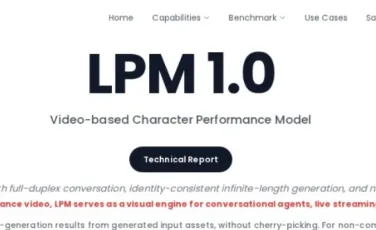 LPM 1.0：专注虚拟角色表演的高性能实时视频生成大模型