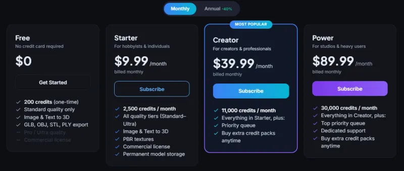 Image3D：无需安装的在线AI图片转3D模型生成工具