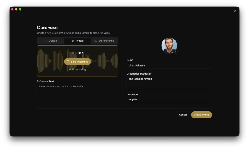 Voicebox：开源本地AI语音合成工具，本地运行零样本语音克隆与多轨编辑