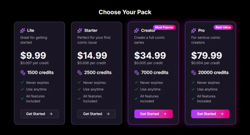 ComicInk AI：AI驱动的一站式漫画创作与变现平台