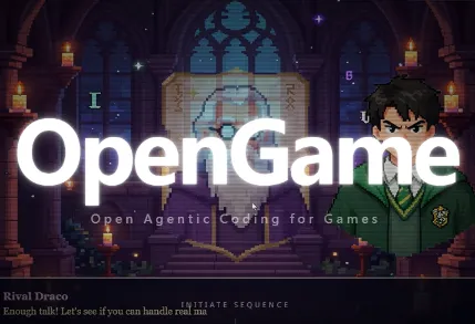 OpenGame：开源游戏智能编码框架，一键提示词生成完整可玩网页游戏