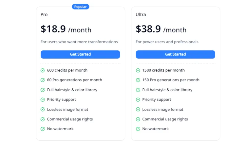 Hair Filter：在线AI发型设计工具，一键虚拟尝试数百种发型发色