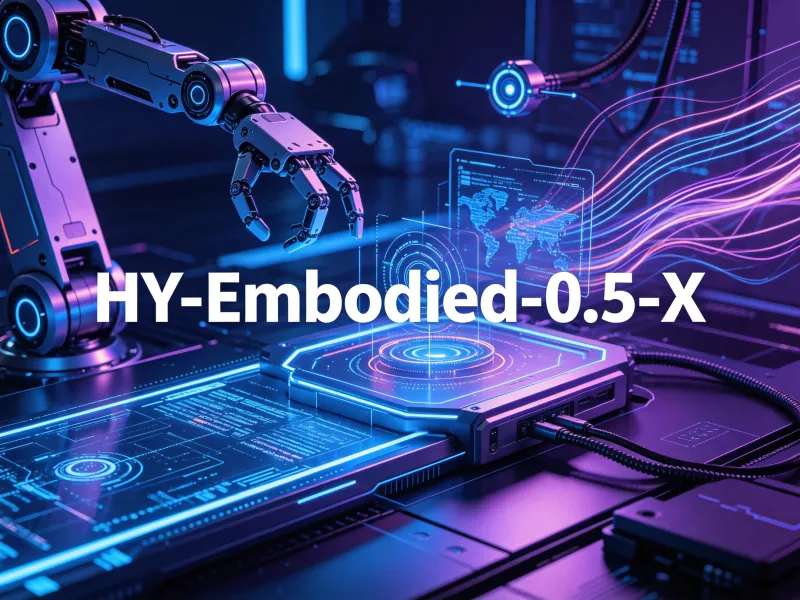 HY-Embodied-0.5-X：腾讯开源的轻量化具身大模型，赋能机器人全流程智能交互