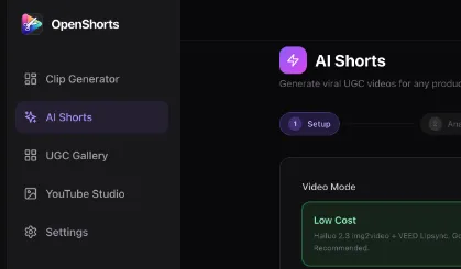 OpenShorts：开源AI短视频全链路生成工具，自托管无水印批量创作