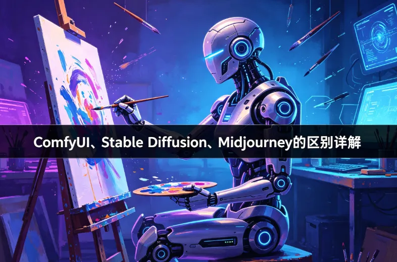 搞懂这 3 个 AI 绘图工具！ComfyUI、Stable Diffusion、Midjourney 区别详解