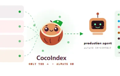 CocoIndex：开源AI增量数据索引框架，极简搭建RAG智能知识库