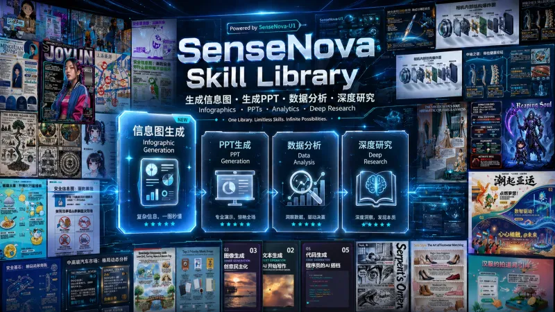 SenseNova-Skills：商汤开源AI办公技能库，模块化插件赋能智能体全场景办公