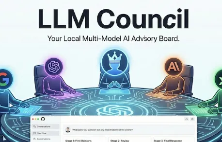 LLM Council：开源多模型议会协同问答工具，匿名互评整合优质答案