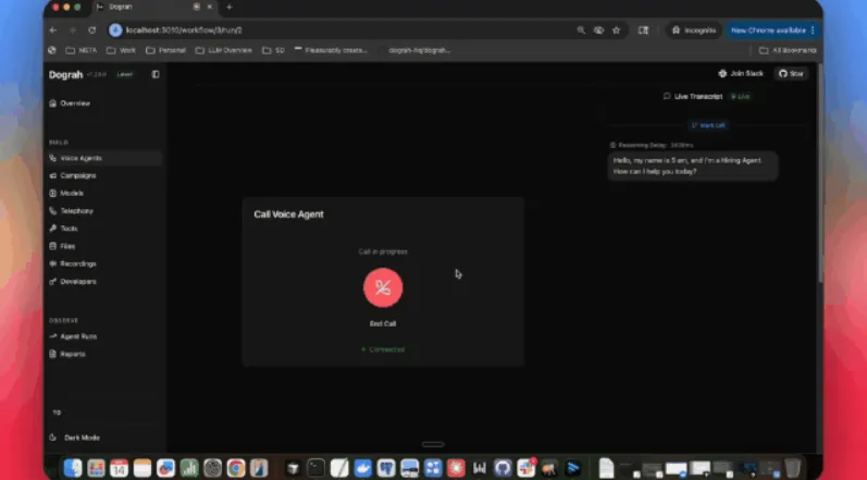 Dograh AI:开源私有化语音AI智能体,拖拽式快速搭建电话机器人 Dograh AI:开源私有化语音AI智能体,拖拽式快速搭建电话机器人