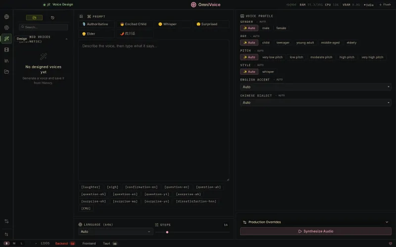 OmniVoice Studio：开源本地化 AI 语音工具集，完全替代 ElevenLabs 的免费方案