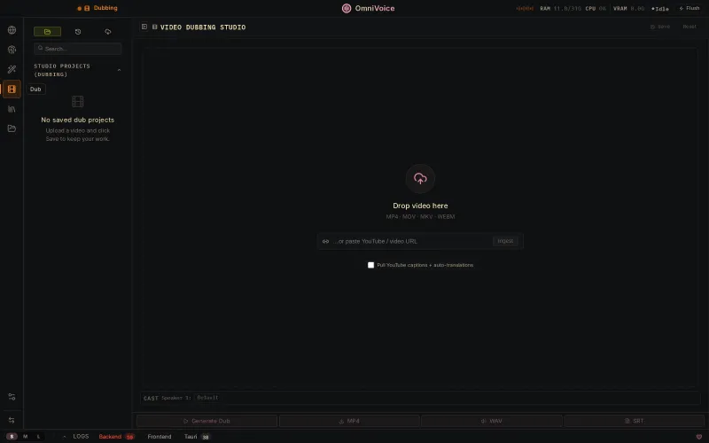 OmniVoice Studio：开源本地化 AI 语音工具集，完全替代 ElevenLabs 的免费方案