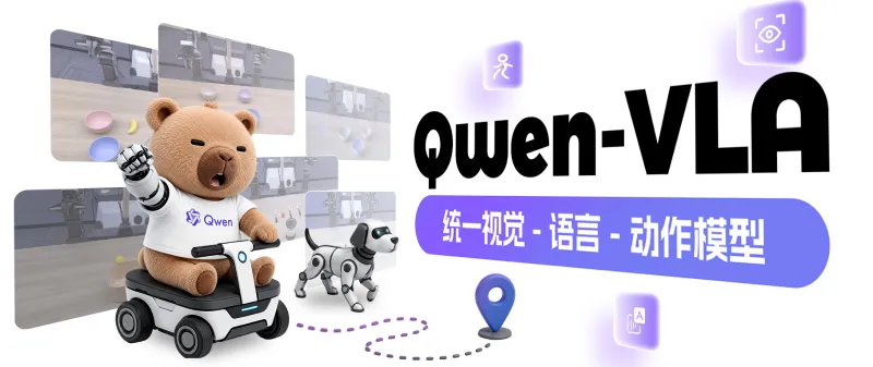 Qwen‑VLA：通义千问开源的视觉语言动作模型，单一模型覆盖多机器人全场景任务