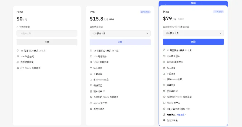 Atoms：AI 多智能体零代码网页及应用开发平台