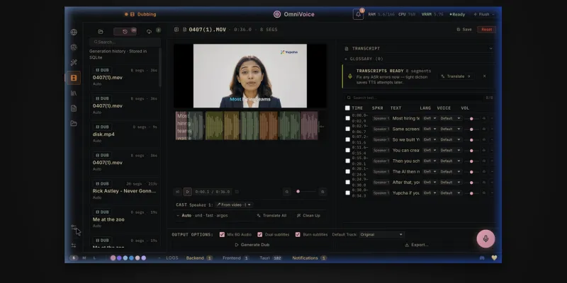 OmniVoice Studio：开源本地化 AI 语音工具集，完全替代 ElevenLabs 的免费方案