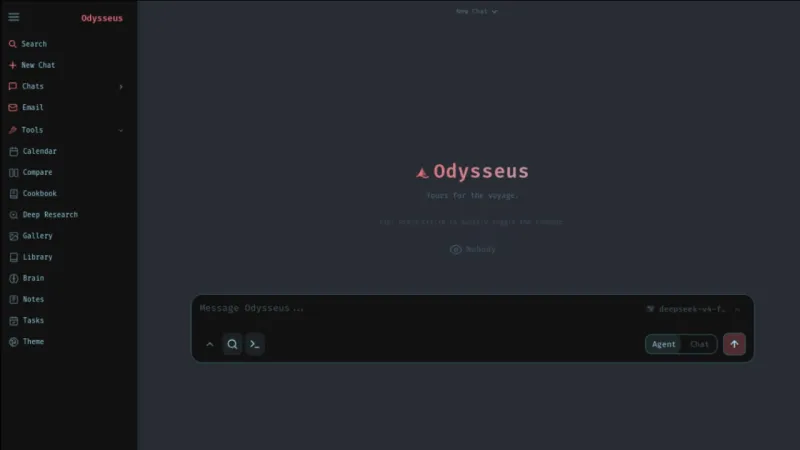 Odysseus：开源本地私有化AI工作台，集成智能Agent与全场景办公套件