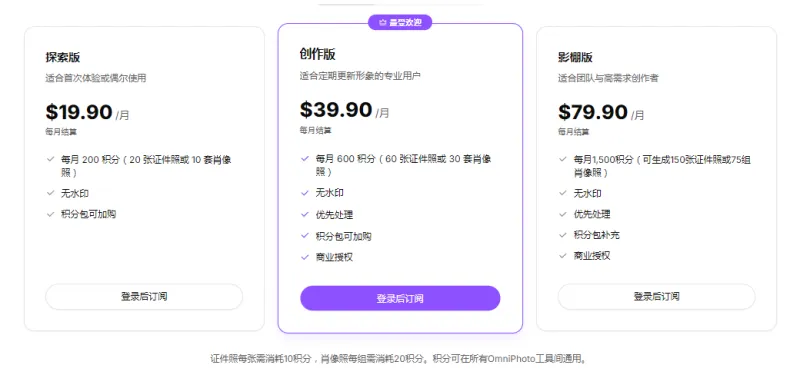 OmniPhoto AI:AI证件照生成器,秒级输出专业级人像照片 OmniPhoto AI:AI证件照生成器,秒级输出专业级人像照片