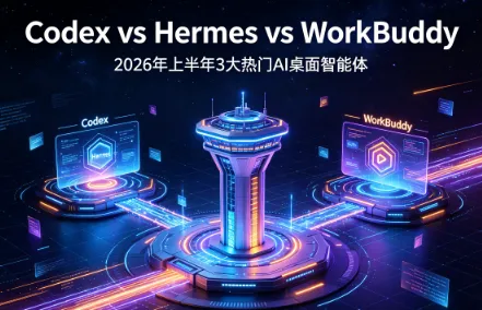 2026 年上半年 3 大热门 AI 桌面智能体：Codex vs Hermes vs WorkBuddy 深度横评
