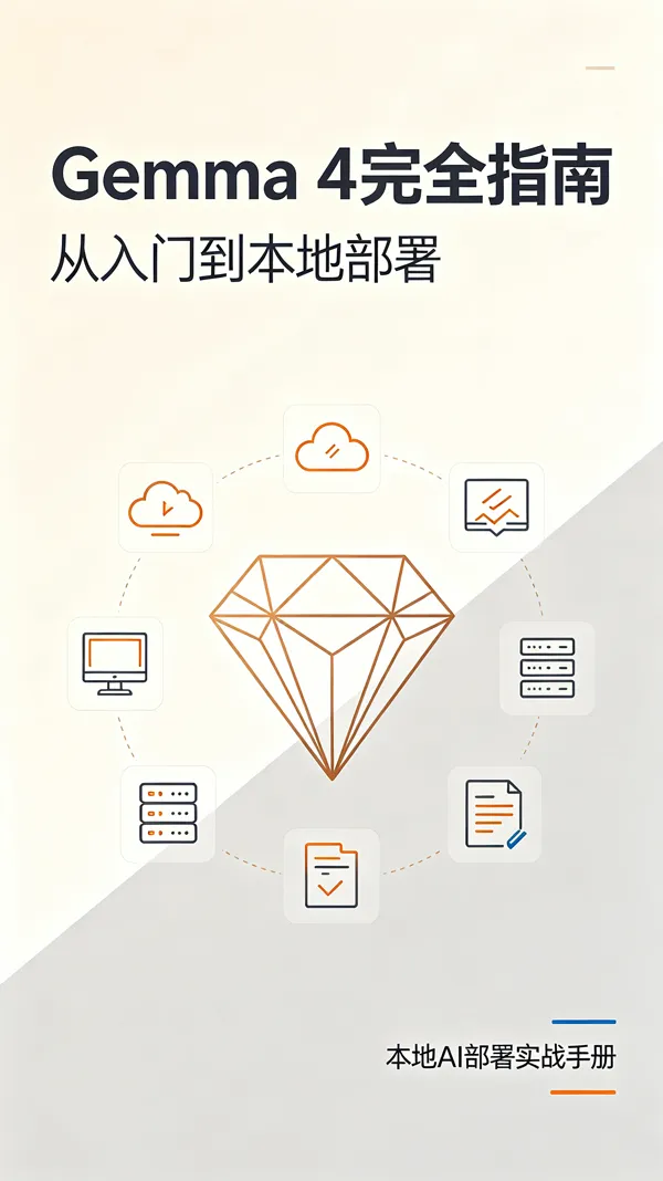 Gemma 4完全指南：从入门到本地部署封面