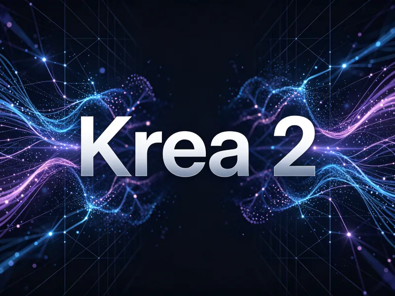 Krea 2：Krea AI开源的文生图大模型，支持LoRA跨版本通用