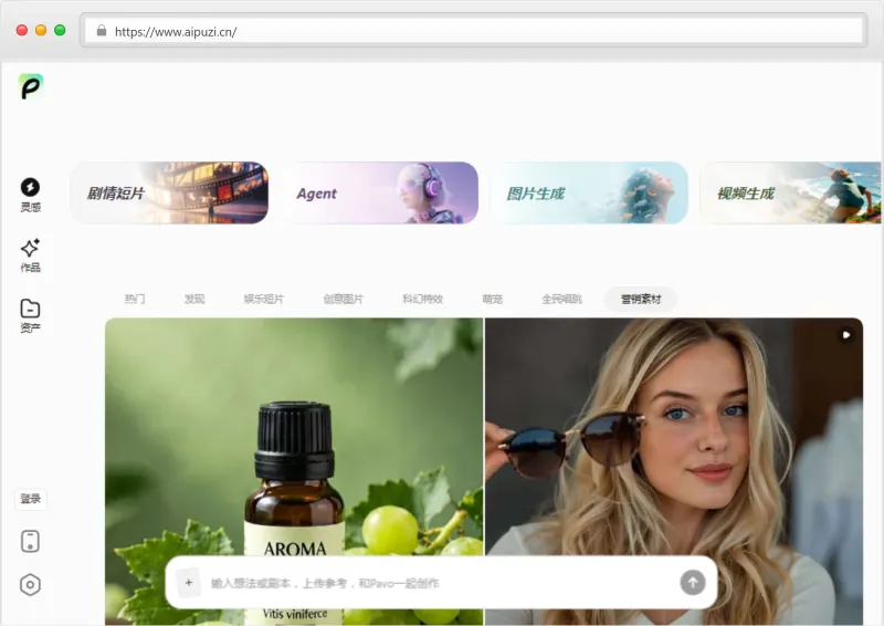 Pavo官网截图