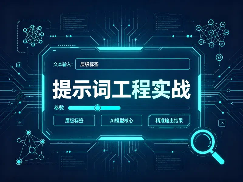 提示词工程实战：让 AI 输出精准结果的 20 个核心技巧