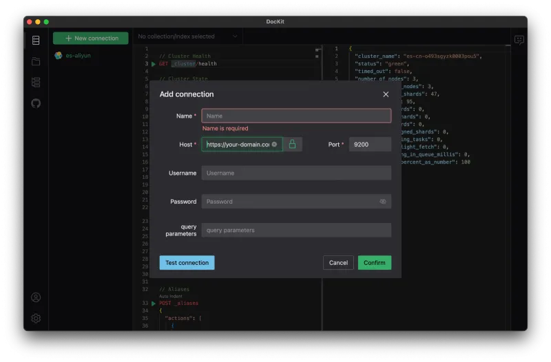 DocKit(AI原生NoSQL多库桌面客户端) DocKit(AI原生NoSQL多库桌面客户端)
