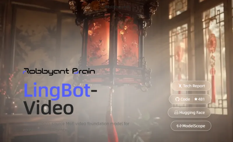 LingBot-Video:蚂蚁灵波开源的MoE具身智能视频大模型 LingBot-Video:蚂蚁灵波开源的MoE具身智能视频大模型