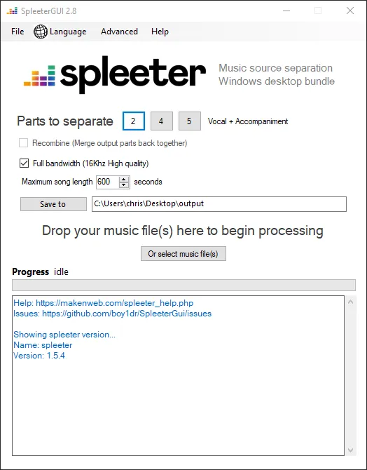 SpleeterGUI(开源免费AI音频分离工具) SpleeterGUI(开源免费AI音频分离工具)