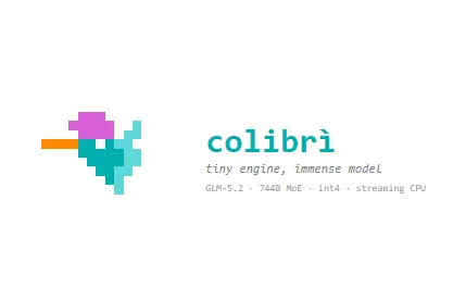 Colibrì：纯C开源GLM千亿MoE推理引擎，低内存磁盘流式离线运行超大模型