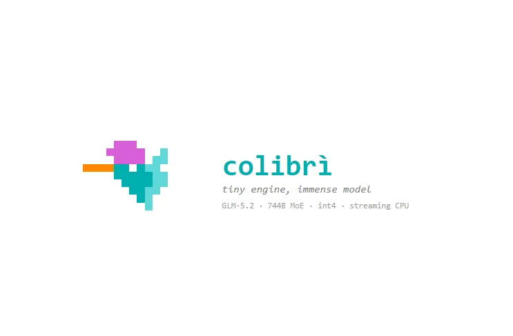 Colibrì:纯C开源GLM千亿MoE推理引擎,低内存磁盘流式离线运行超大模型 Colibrì:纯C开源GLM千亿MoE推理引擎,低内存磁盘流式离线运行超大模型