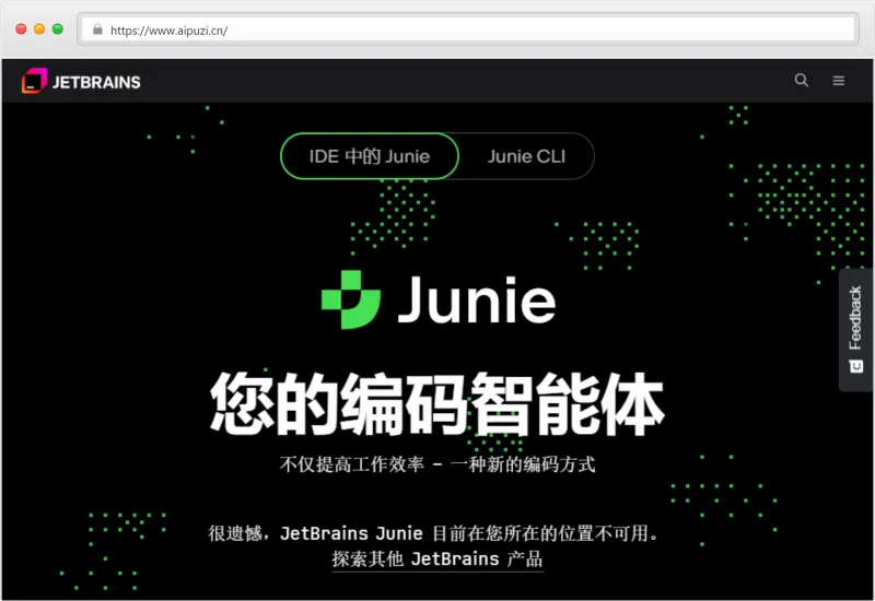 Junie官网截图