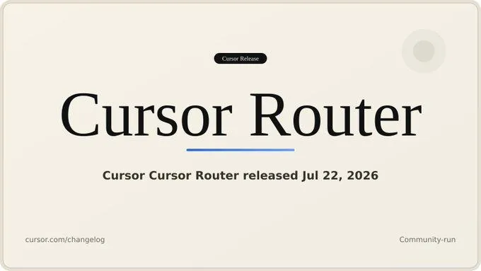 cursor router发布页面