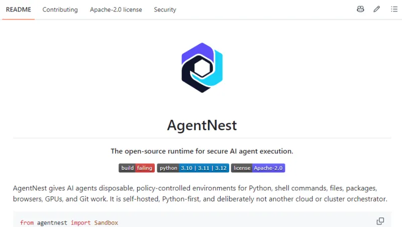 AgentNest（图1）