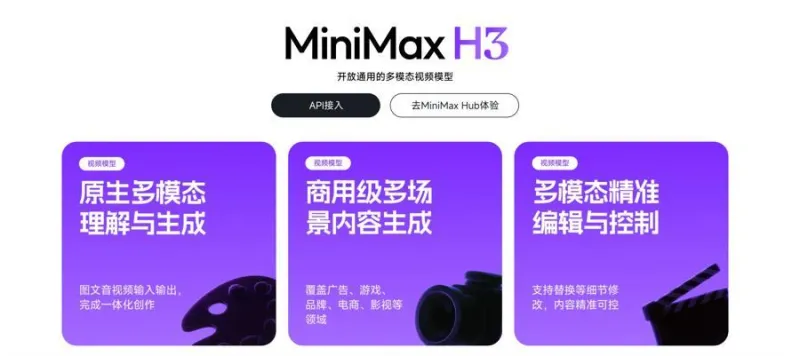 MiniMax H3宣传图