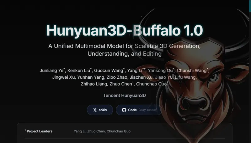Hunyuan3D-Buffalo 1.0(图1)