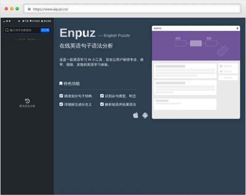 Enpuz官网截图