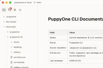 PuppyOne：开源本地优先AI智能体桌面编辑器