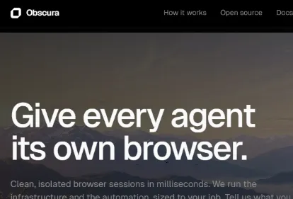 Obscura：面向AI智能体的高性能无头浏览器