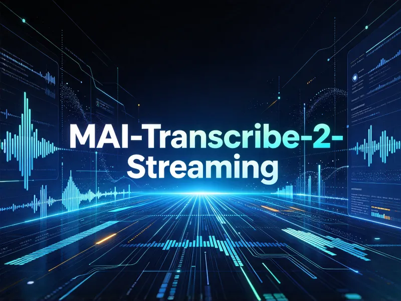 MAI-Transcribe-2-Streaming