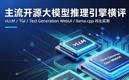主流开源大模型推理引擎横评：vLLM / TGI / Text Generation WebUI / llama.cpp对比实测
