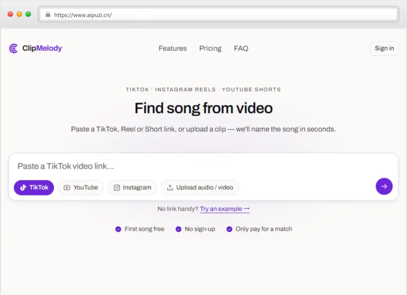 ClipMelody官网截图